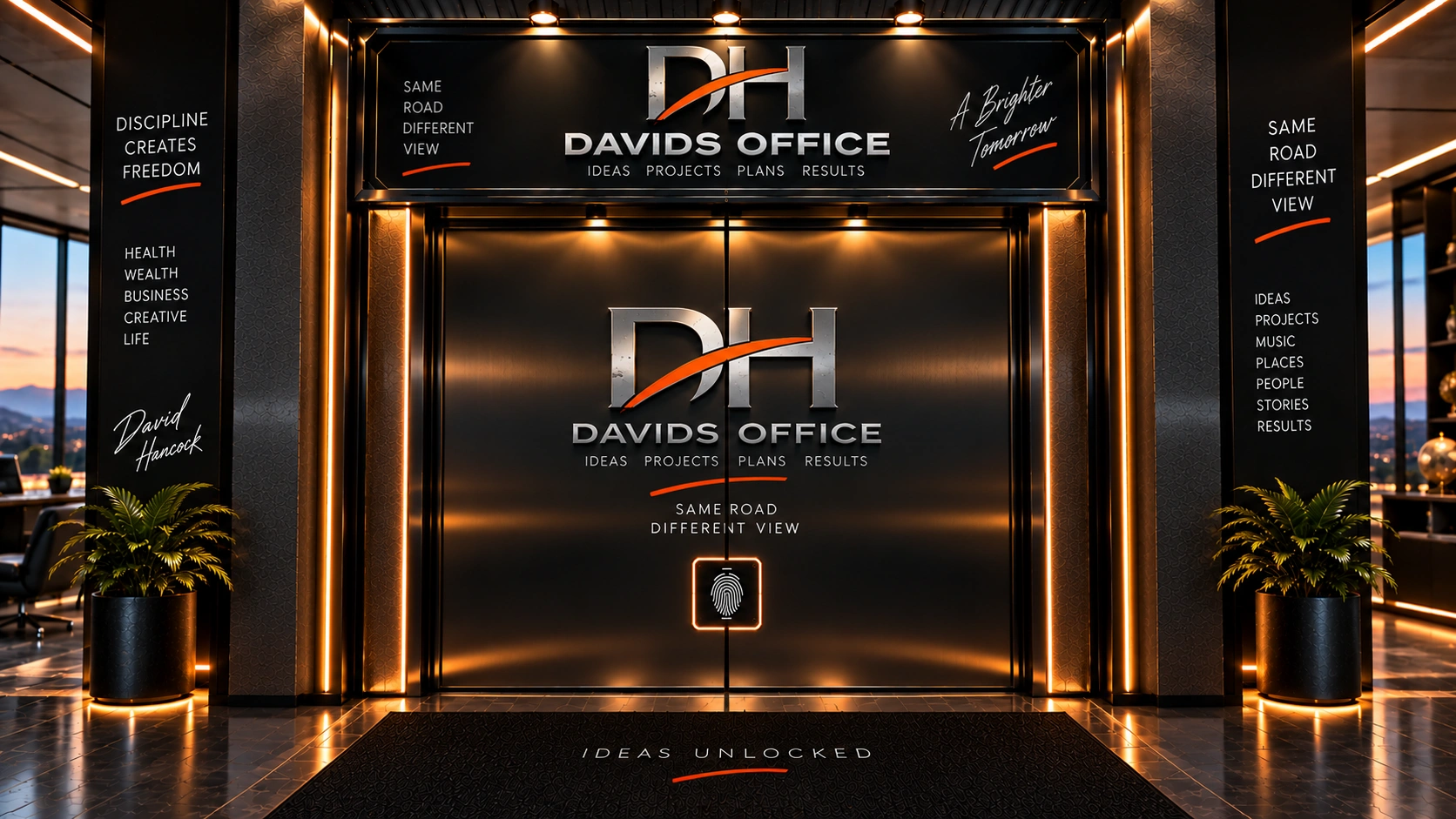 Closed David’s Vault doors