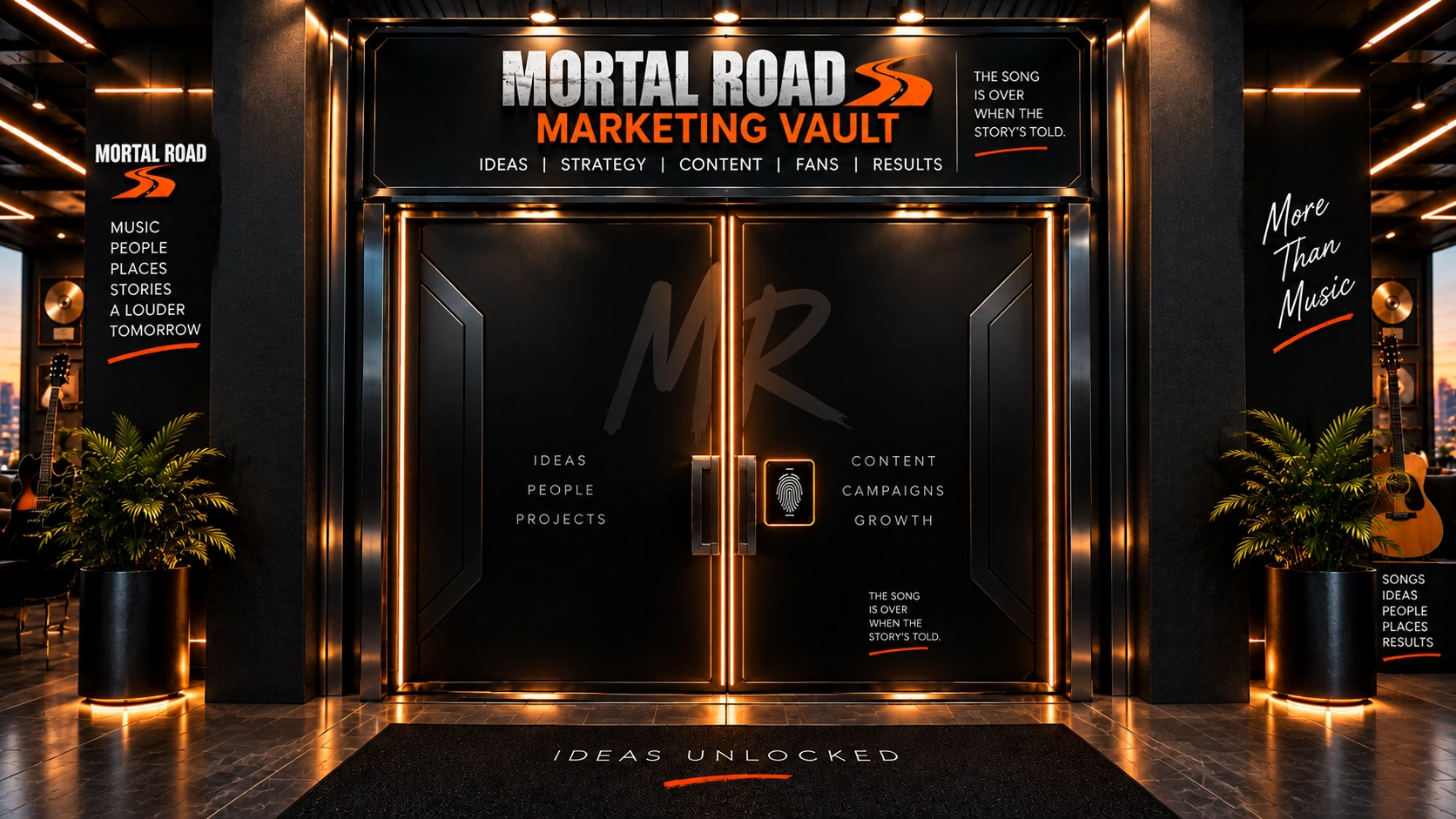 Closed Marketing Vault doors